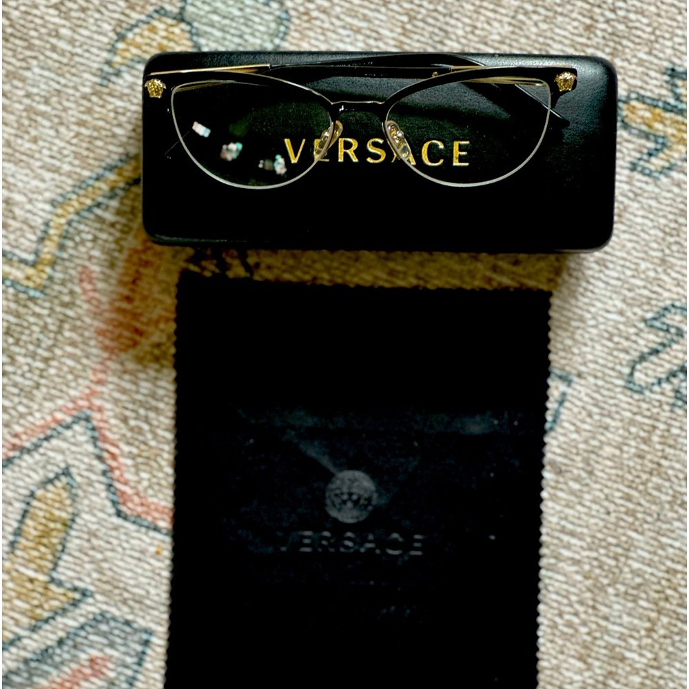 Versace eyeglasses used twice